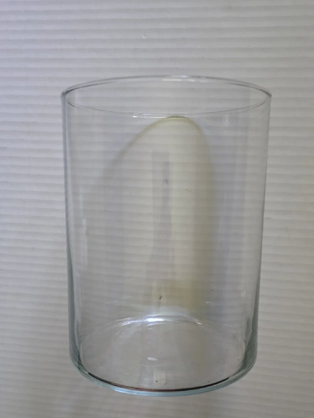 Libbey Clear Glass Cylinder Vase - Home Dining (DIA 6.1 Inch/ 8 Inch Tall)